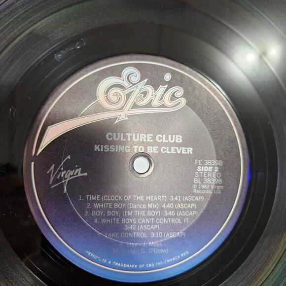 (2) CULTURE CLUB "Kissing To Be Clever & Color By Numbers" Vinyl Record LP (VG) - Picture 8 of 8